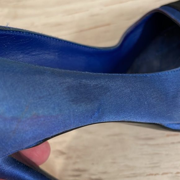 CHANEL Silk Pearl Detail Heels - Picture 13 of 16